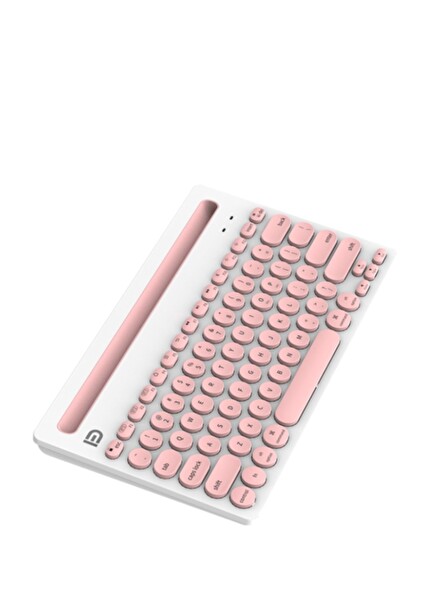 FD IK3381 Three Pembe Kablosuz Klavye