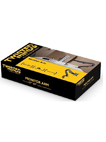 Twisted Minds TM-45-C06 Mekanik Amortisör Düz ve Kavisli Ekran 17