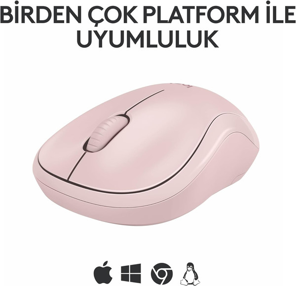 Logitech M240 910-007121 Sessiz Kompakt Pembe Kablosuz Mouse