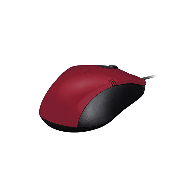 Everest SM-258 USB 1200 Dpi Optik Kırmızı Kablolu Mouse
