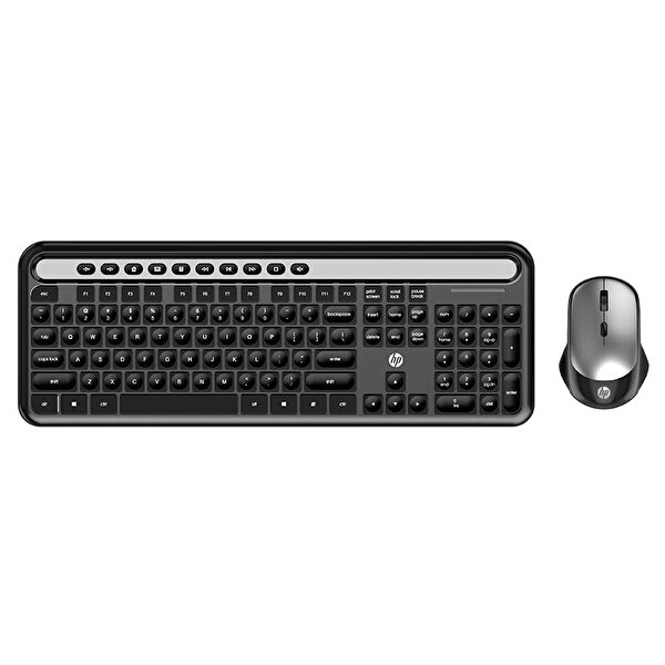 HP HP CS500 Siyah Kablosuz Q Slim Klavye ve Mouse Seti