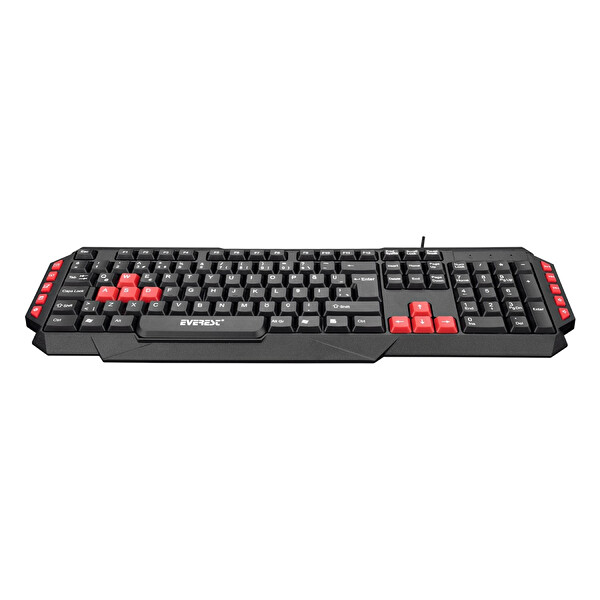 Everest KB-G7 Armor USB Q Siyah Kablolu Klavye