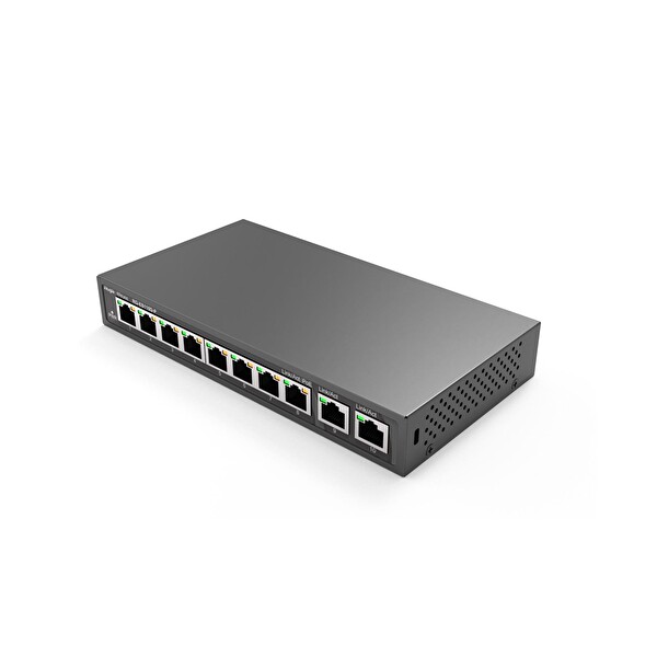 Ruijie Reyee RG-ES110D-P 10 Port 110W 2xGigabit Uplink 8 Port PoE Yönetilemez Switch