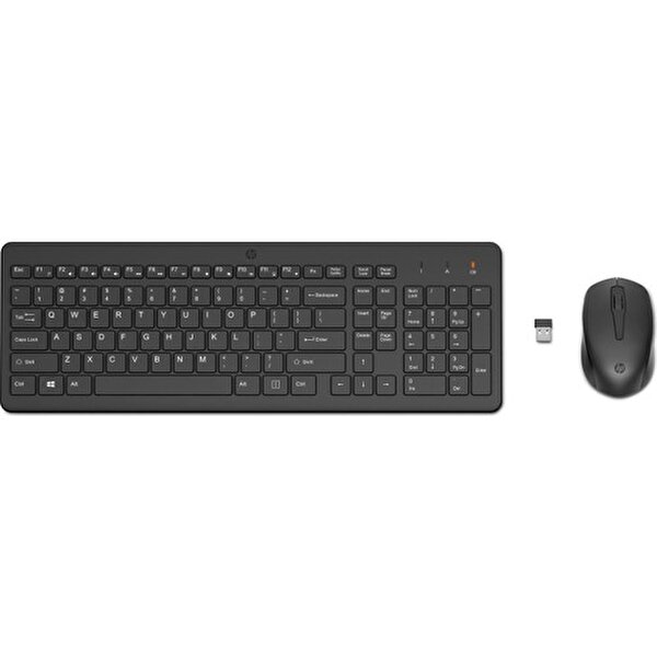 HP HP 330 2V9E6AA Siyah Kablosuz Klavye ve Mouse Seti