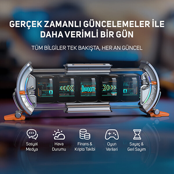 Divoom Times Gate Akıllı 5'li Dijital LED Ekran
