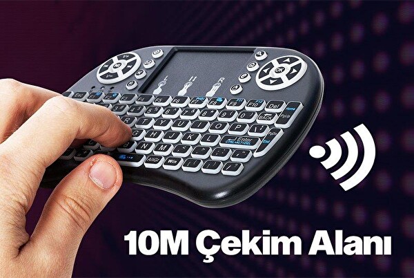 Hello HL-19485 Dokunmatik Kablosuz Şarjlı Mini Klavye