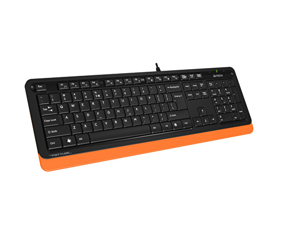 A4-Tech FK10 TR Q USB Multimedya Turuncu Kablolu Klavye