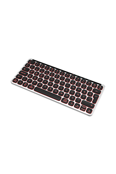 Pusat Business Pro Mini Bluetooth Kablosuz Klavye Gri