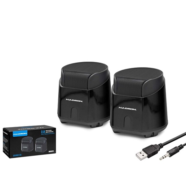 Hadron HD6024 Laptop/Masaüstü Bilgisayar Speaker 1+1 Bas Hoparlör