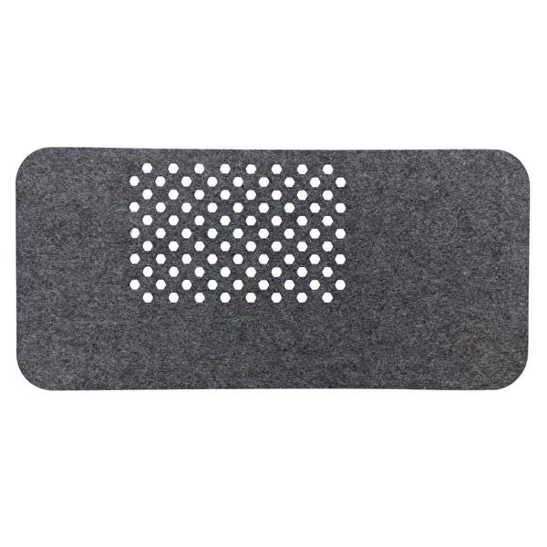 Next Craft Keçe Bilgisayar Mouse Pad Masa Üstü Düzenleyici Mat 70x32 CM Koyu Gri