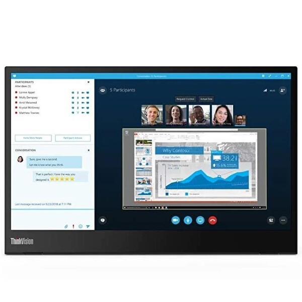 Lenovo ThinkVision M15 62CAUAT1WL 15.6