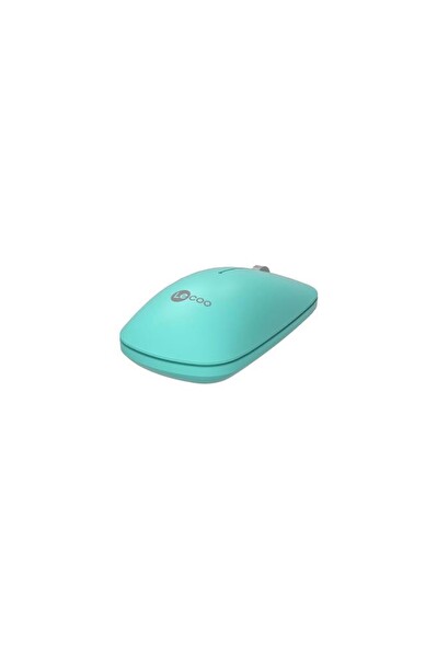 Lenovo Lecoo WS214 Kablosuz 1200 DPI 3 Tuşlu Optik Mouse Turkuaz