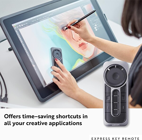 Wacom Express Cintiq ve Intuos Pro İçin Anahtar Uzaktan Kumandası