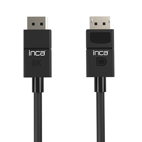 Inca IDPD-30 DisplayPort To DisplayPort 8K (7680 X 4320) @60 Hz 2 MT Görüntü Kablosu