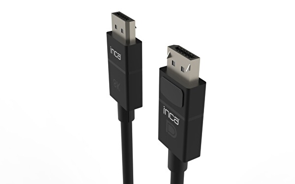 Inca IDPD-30 DisplayPort To DisplayPort 8K (7680 X 4320) @60 Hz 2 MT Görüntü Kablosu