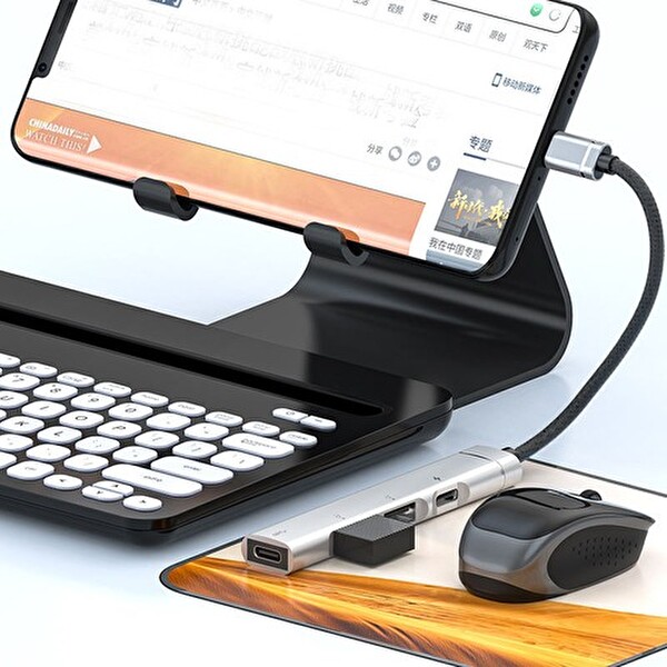 Daytona 019C 4in1 Type-C To USB Type-C PD Çevirici Dönüştürücü Adaptör