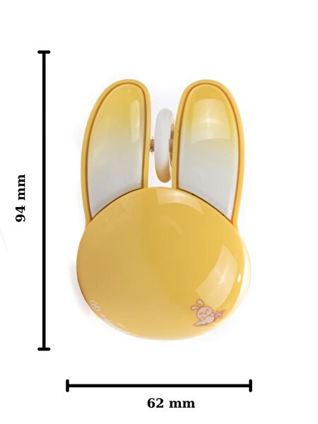 NDNeed Sevimli Tavşan 3D Sarı Mouse Bluetooth 2.4G Dual Mode