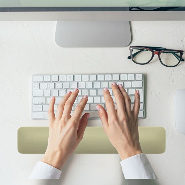 Daytona SB-2 Ergonomik Klavye Mouse Bilek Desteği Ofis Oyun Kullanımına Uyumlu Bej