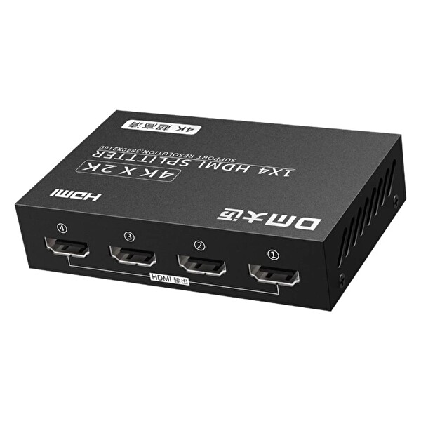 DM CHB079 4K 30Hz 1 Giriş 4 Çıkış HDMI Splitter Çoklayıcı