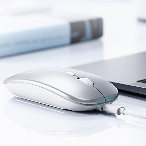 Inphic M1P Şarj Edilebilir Sessiz Kullanım Ultra İnce 2.4G USB Mouse