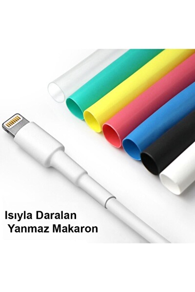 Mega Oto Market Isıyla Daralan Makaron Kablo Seti 580 Parça Kablo Tamir Kiti