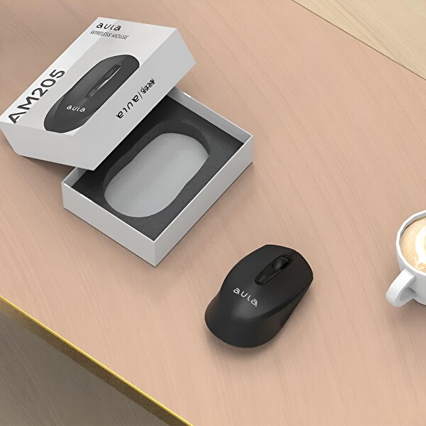 Aula AM205 1200DPI 2.4GHz Kablosuz Optik Mouse
