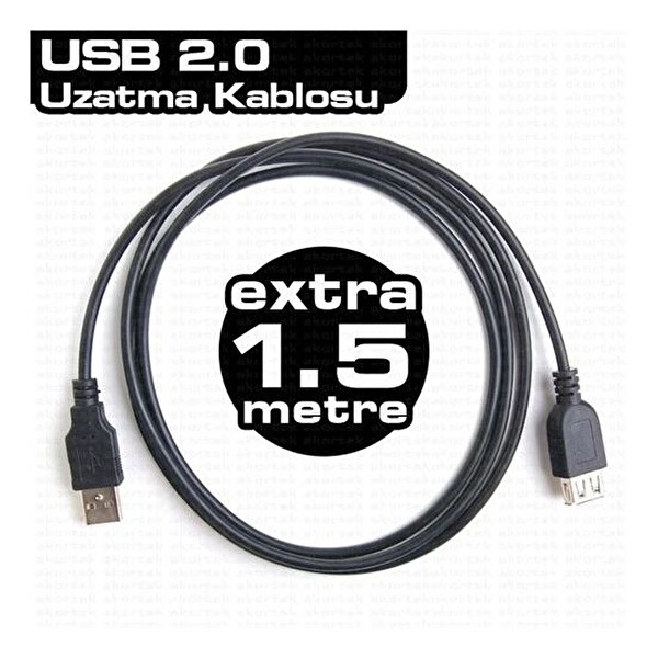 Dark DK CB USB2EXTL150 1.5m USB2.0 Uzatma Kablosu