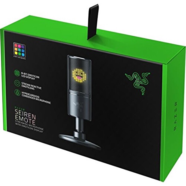 Razer Seiren Emote Profesyonel Masaüstü Oyuncu Mikrofon RZ19-03060100-R3M1