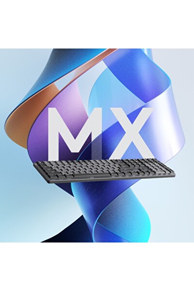 Logitech MX Mechanical Kablosuz Aydınlatmalı Ingilizce Q Performans Klavyesi Siyah