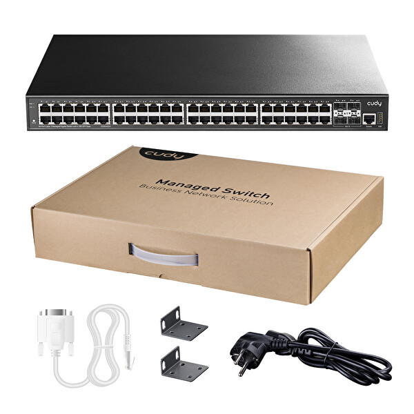 Cudy Switch 48 Port GS5048S4 Gigabit 4X10G SFP+ 1XRJ45&USB 19