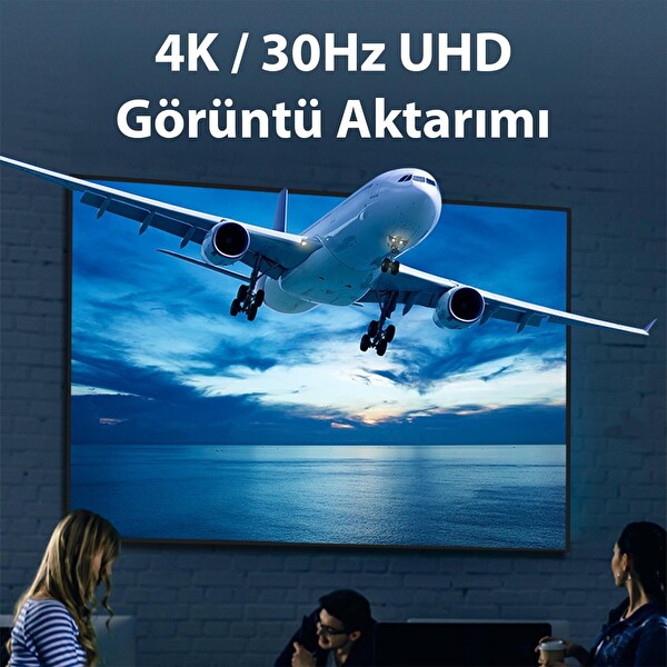 VegGieg 4K 30Hz Type-C to HDMI Çevirici Dönüştürücü Adaptör Z915