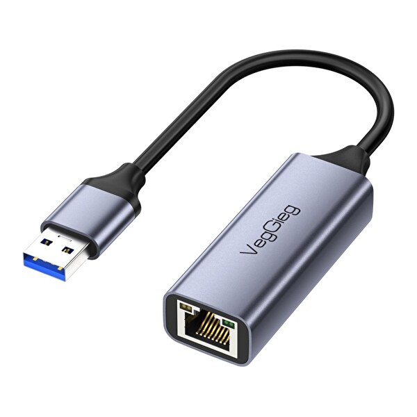 VegGieg USB 3.0 Gigabit 1000Mbps RJ45 Ethernet Dönüştürücü Adaptör V-K306