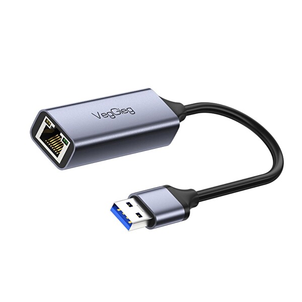 VegGieg USB 3.0 Gigabit 1000Mbps RJ45 Ethernet Dönüştürücü Adaptör V-K306