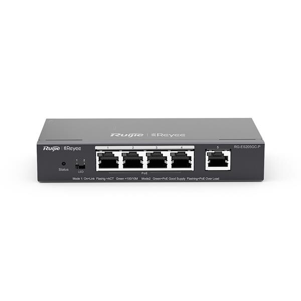 Ruijie Reyee RG-ES205GC-P 5 Port 10/100/1000 Yönetilebilir Gigabit Switch
