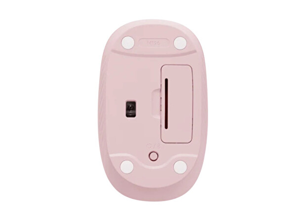 Logitech M196 Bluetooth Kablosuz Kompakt PC Mac Windows ve MacOS ile Uyumlu Mouse Pembe