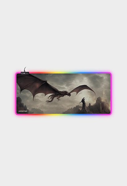 Polosmart PGM21 Işıklı Kablolu Gaming Mouse Pad