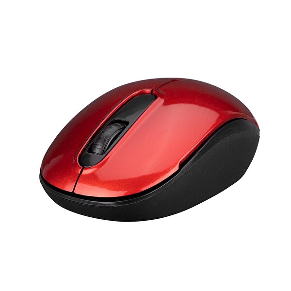 Everest SMW-666 Kırmızı USB 2.4 GHz Optik Kablosuz Mouse 1500DPI
