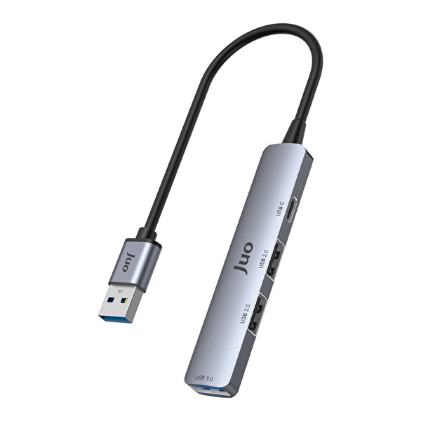 Juo USB-A 4 Portlu USB 3.0 / USB 2.0 Çoklayıcı Dönüştürücü Hub JHB20A