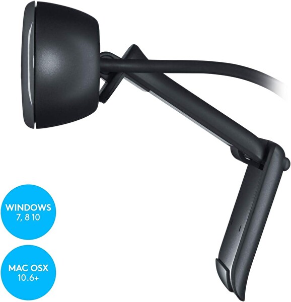 Logitech C270 HD 720p Mikrofonlu Webcam Siyah