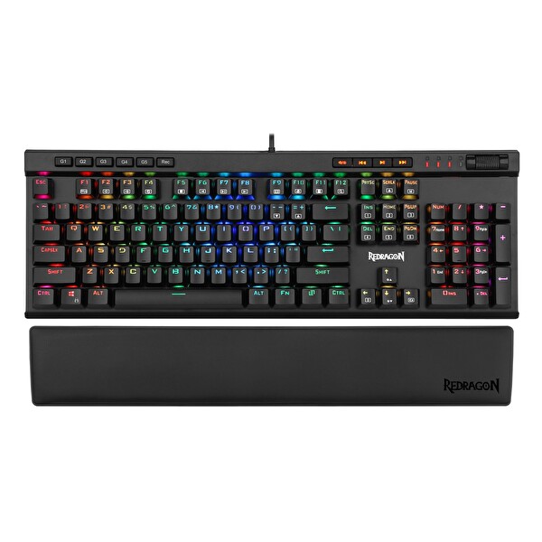 Redragon P037 Meteor L 43.5 cm x 7 cm Ergonomik Klavye Bilek Desteği 20 mm