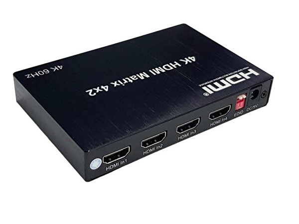 Novacom NVC-HDMX4 4x2 HDMI Matrix 4K 60Hz