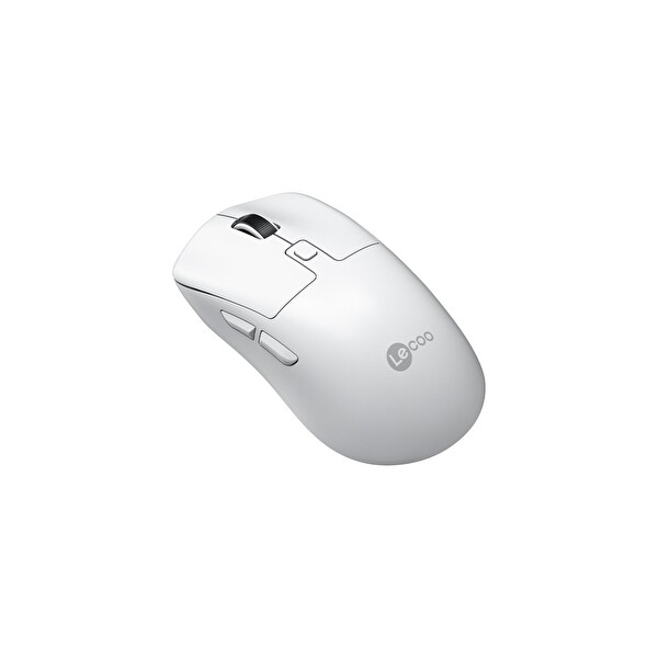 Lecoo WS216 Dual-Mode Bluetooth ve 2.4G Kablosuz Optik Mouse 7 Tuş Beyaz