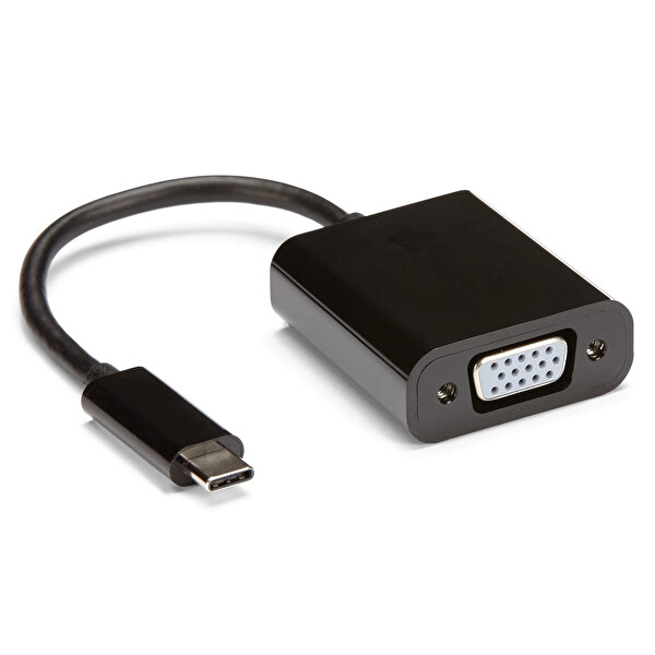 Hadron HDX7773 Type-C (E) - VGA (D) Dönüştürücü Adaptör - Siyah