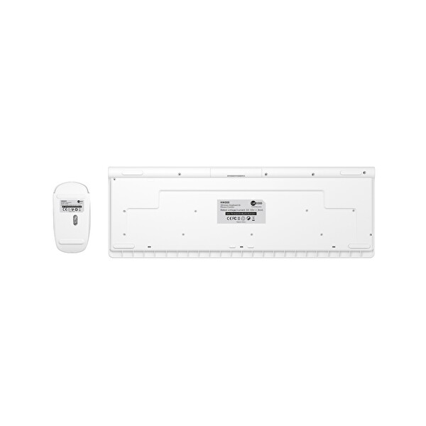 Lecoo KW203 Kablosuz Türkçe Q Ergonomik Klavye - Mouse Seti Beyaz