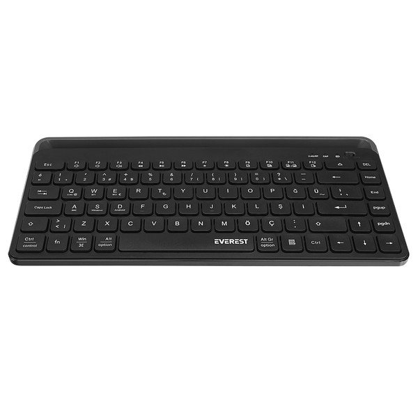 Everest KB-BT66 Siyah 2.4G - BT1 - BT2 3 in 1 Q Kablosuz Klavye