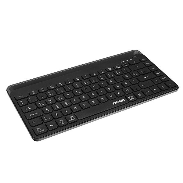 Everest KB-BT66 Siyah 2.4G - BT1 - BT2 3 in 1 Q Kablosuz Klavye