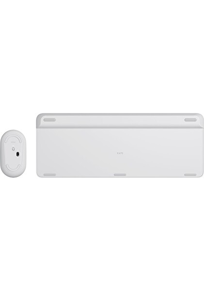 Logitech MK470 Kablosuz Beyaz İnce İngilizce Q Klavye - Mouse Seti