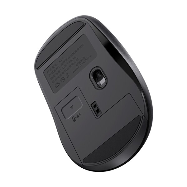 DM K17 Dual Mode Bluetooth ve 2.4GHz Kablosuz 1200DPI Ergonomik Optik Mouse