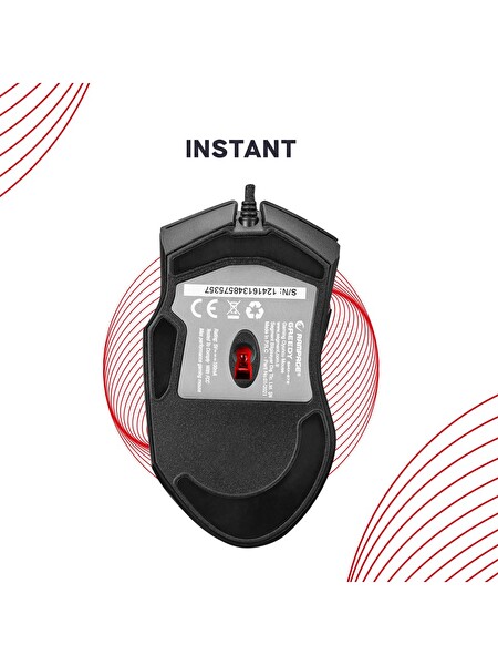 Rampage SMX-G72 Greedy 7200DPI RGB Ledli 8 Tuşlu Makrolu Gaming Mouse