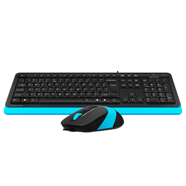 A4-Tech F1010 Mavi USB Klavye Mouse Set